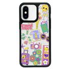 For iPhone XS Max Exclusive Design Style PC Full Coverage Pattern Phone Case(Happy Travel B) - 1