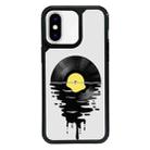 For iPhone XS Max Exclusive Design Style PC Full Coverage Pattern Phone Case(Record) - 1