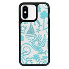 For iPhone XS Max Exclusive Design Style PC Full Coverage Pattern Phone Case(Island Blue) - 1