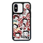 For iPhone XS Max Exclusive Design Style PC Full Coverage Pattern Phone Case(Miss Betty C) - 1