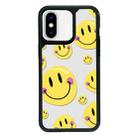 For iPhone XS Max Exclusive Design Style PC Full Coverage Pattern Phone Case(Smiley Face C) - 1