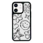 For iPhone 12 mini Exclusive Design Style PC Full Coverage Pattern Phone Case(Metal Smile) - 1