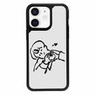 For iPhone 12 mini Exclusive Design Style PC Full Coverage Pattern Phone Case(Boy) - 1