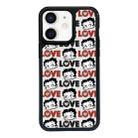 For iPhone 12 mini Exclusive Design Style PC Full Coverage Pattern Phone Case(Miss Betty B) - 1