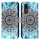 For Samsung Galaxy M56 5G Colored Drawing Pattern Plain Weave Leather Phone Case(Undersea Mandala) - 2