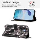 For Samsung Galaxy M56 5G Colored Drawing Pattern Plain Weave Leather Phone Case(Black And White Tiger) - 3