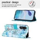 For Samsung Galaxy M56 5G Colored Drawing Pattern Plain Weave Leather Phone Case(Tower Butterfly) - 3