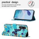 For Samsung Galaxy M56 5G Colored Drawing Pattern Plain Weave Leather Phone Case(Love Butterfly) - 3