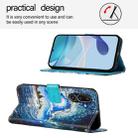 For Samsung Galaxy M56 5G Colored Drawing Pattern Plain Weave Leather Phone Case(Waves And Sun) - 3