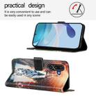 For Samsung Galaxy M56 5G Colored Drawing Pattern Plain Weave Leather Phone Case(Cats And Tigers) - 3