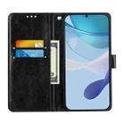For Xiaomi 14T Pro Colored Drawing Pattern Plain Weave Leather Phone Case(Roses On Black) - 3