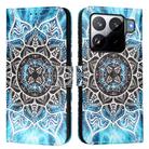 For Xiaomi 15S Pro Colored Drawing Pattern Plain Weave Leather Phone Case(Undersea Mandala) - 2