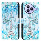For Xiaomi Civi 5 Pro Colored Drawing Pattern Plain Weave Leather Phone Case(Tower Butterfly) - 2