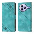 For Xiaomi Civi 5 Pro 5G Skin-feel Embossed Leather Phone Case(Green) - 2