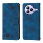 For Xiaomi Civi 5 Pro 5G Skin-feel Embossed Leather Phone Case(Blue) - 2
