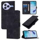 For Xiaomi Civi 5 Pro 5G Skin-feel Embossed Leather Phone Case(Black) - 1