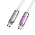 hoco U136 USB-C / Type-C to USB-C / Type-C 60W Prize Charging Data Cable, Length:1.2m(White) - 1