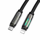 hoco U136 USB-C / Type-C to 8 Pin Prize PD Charging Data Cable, Length:1.2m(Black) - 1