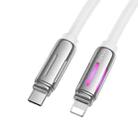 hoco U136 USB-C / Type-C to 8 Pin Prize PD Charging Data Cable, Length:1.2m(White) - 1