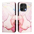 For Umidigi Note 100 PT003 Marble Pattern Flip Leather Phone Case(Rose Gold) - 3