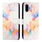 For Samsung Galaxy M06 5G / F6 5G PT003 Marble Pattern Flip Leather Phone Case(Galaxy Marble White) - 3