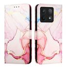 For Xiaomi 14T PT003 Marble Pattern Flip Leather Phone Case(Rose Gold) - 3