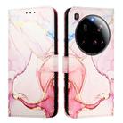 For Xiaomi 15 Ultra PT003 Marble Pattern Flip Leather Phone Case(Rose Gold) - 3