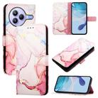 For Xiaomi Civi 5 Pro PT003 Marble Pattern Flip Leather Phone Case(Rose Gold) - 1