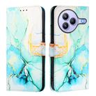 For Xiaomi Civi 5 Pro PT003 Marble Pattern Flip Leather Phone Case(Green) - 2