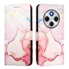 For Xiaomi Poco M7 5G / C75 4G PT003 Marble Pattern Flip Leather Phone Case(Rose Gold) - 2