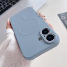 For iPhone 17 Solid Color Liquid Silicone MagSafe Magnetic Phone Case(Lilac Purple) - 1