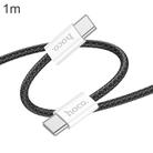 hoco X104 USB-C / Type-C to USB-C / Type-C Source 60W Charging Data Cable, Length:1m(Black) - 1