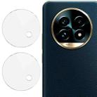 For Realme 13 Pro+ Global 2 PCS/Set IMAK HD Glass Rear Camera Lens Film - 1