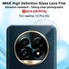 For Realme 13 Pro+ Global 2 PCS/Set IMAK HD Glass Rear Camera Lens Film - 2