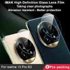 For Realme 13 Pro+ Global 2 PCS/Set IMAK HD Glass Rear Camera Lens Film - 3