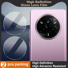 For Realme 14 Pro / 14 Pro+ 2 PCS/Set IMAK HD Glass Rear Camera Lens Film - 3