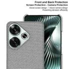 For Redmi Turbo 3 5G imak Ruiyi Series Cloth Texture PU + PC Phone Case(Light Grey) - 3