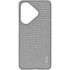 For Xiaomi Poco F6 5G imak Ruiyi Series Cloth Texture PU + PC Phone Case(Light Grey) - 2