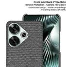 For Xiaomi Poco F6 5G imak Ruiyi Series Cloth Texture PU + PC Phone Case(Dark Grey) - 3