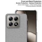 For Xiaomi 14T Pro imak Ruiyi Series Cloth Texture PU + PC Phone Case(Dark Grey) - 3