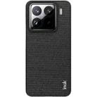 For Xiaomi 15 Pro imak Ruiyi Series Cloth Texture PU + PC Phone Case(Black) - 2