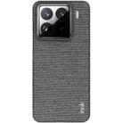For Xiaomi 15 Pro imak Ruiyi Series Cloth Texture PU + PC Phone Case(Dark Grey) - 2