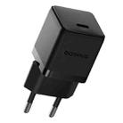 Baseus 1C 20W Type-C Palm Fast Charger, Plug:EU Plug(Black) - 1