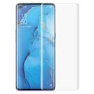 For OPPO Reno3 Pro 3D Curved Silk-screen PET Full Coverage Protective Film(Transparent) - 1