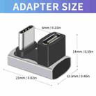 240W 20Gbps Type-C to Type-C  Adapter, Model:180 Degree Elbow - 2