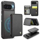 For Google Pixel 9 Pro XL JEEHOOD J05 Business Magnetic Style RFID Leather Phone Case(Black) - 1