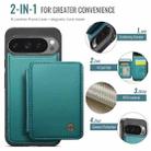 For Google Pixel 9 Pro XL JEEHOOD J05 Business Magnetic Style RFID Leather Phone Case(Blue Green) - 2