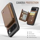 For Google Pixel 9 Pro XL JEEHOOD J05 Business Magnetic Style RFID Leather Phone Case(Brown) - 3