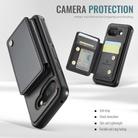 For Google Pixel 9a JEEHOOD J05 Business Magnetic Style RFID Leather Phone Case(Black) - 3