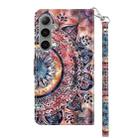 For Samsung Galaxy S24 FE 5G 3D Painted Leather Phone Case(Colorful Mandala) - 3